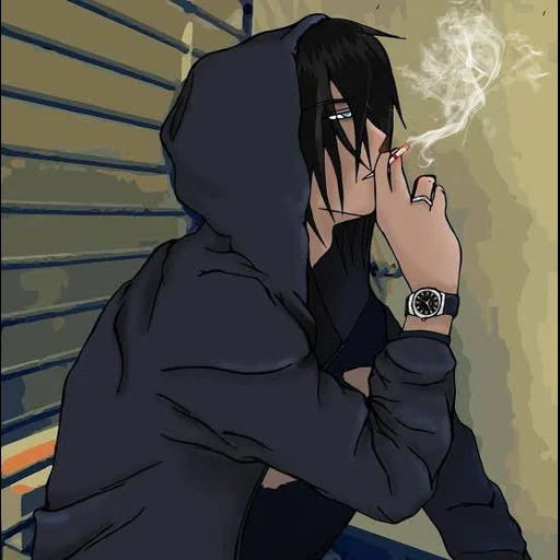 sasuke, itachi 2d, les gars de l'anime, kakuza sans masque, anime guy un capot