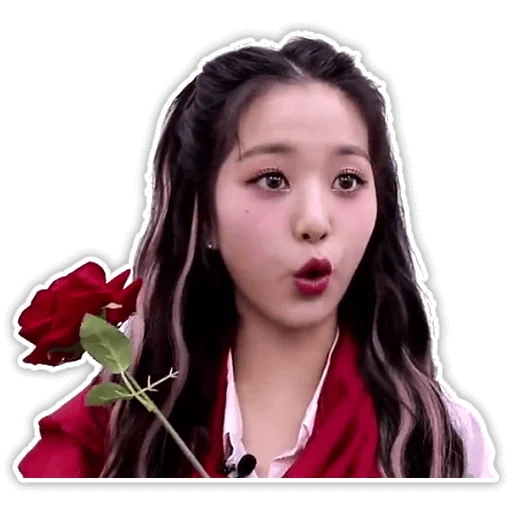 asiatique, femme, kim jisu, blackpink jisoo, velène rouge