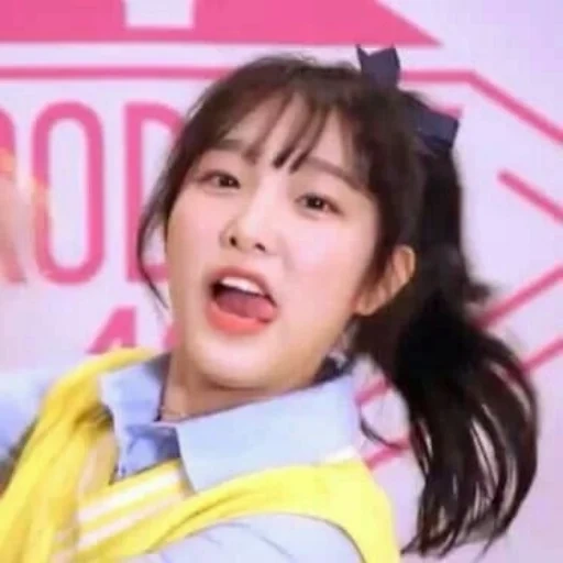 asia, wanita muda, izone hearts meme, gadis asia, menghasilkan 48 choi yang zyun