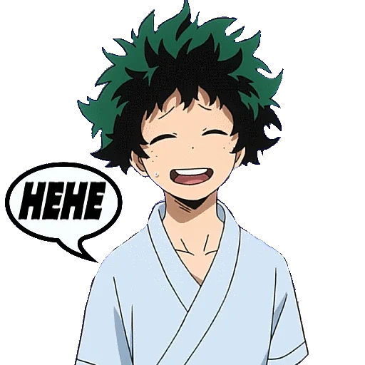 izuku, zukuu, midoria izuku, senyum midori zuku, midori zuku tersenyum