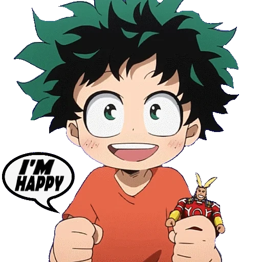 midoria, midoria es pequeña, midori izuku smile, mi heroica academia, academia de héroe de madora