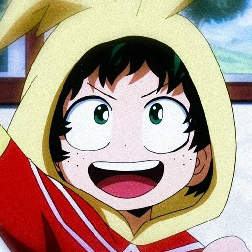 asuko, midoriya, karakter anime, akademi pahlawan, akademi heroik saya