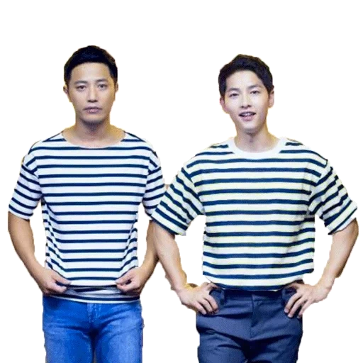 die chingu, song junji, männerweste, sailor t-shirt gestreift, bromans sung jung kwak don yoon