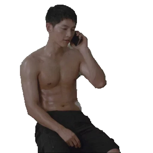 young man, male, song junji's trunk, jung hae on the torso