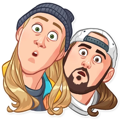 jay é um bob silencioso, jay silent bob art