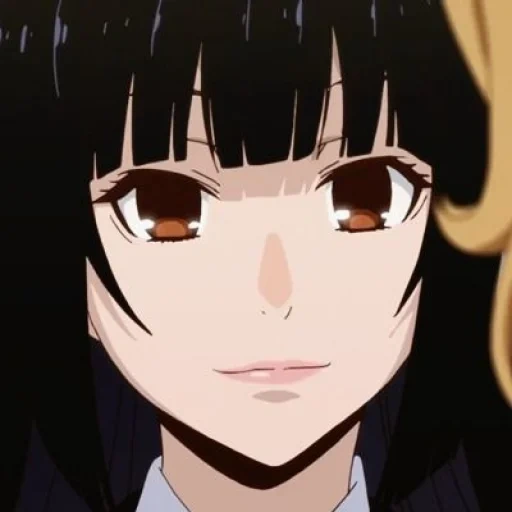 kakegurui, yumko itisuki, kakeguru anime, anime verrückte aufregung, yumeko verrückte aufregung