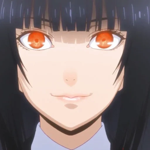 yumeko, kakegurui, yumeko kakeguru, kegembiraan gila anime, kakegurui kegembiraan gila