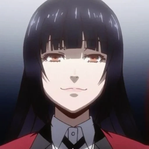 kakegurui, yumeko jabami, laila dmidova onega, estimulación loca de animación, crazy emocionado por los estados unidos