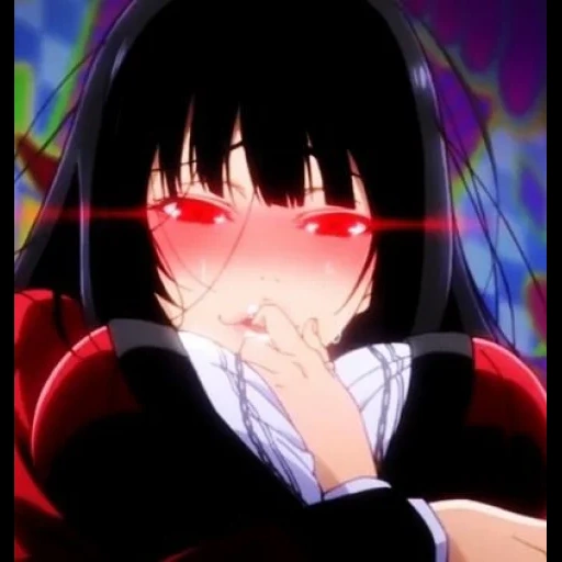 anime kakeguru, yumko jabs anime, anime emoção louca, emoção louca kakegurui, anime crazy excitement yumeko