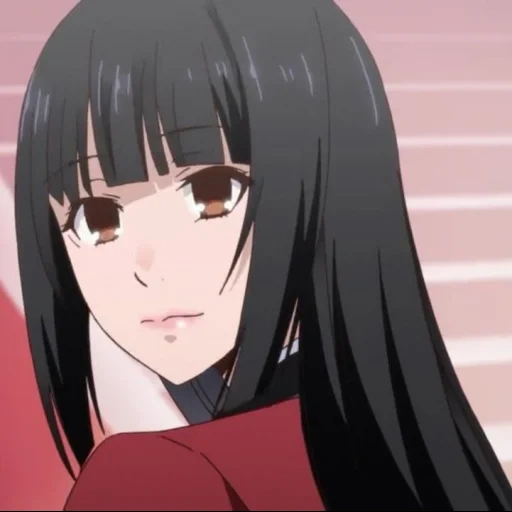 yumeko, kakegurui, jabami yumeko, personagens de anime, emoção maluca yumeko jabs