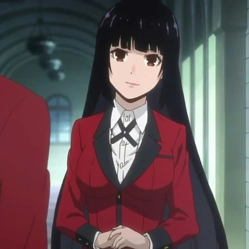 kakegurui, yumeko kakegurui, anime gila, kegembiraan gila yumiko, kegembiraan gila jumeko jabami