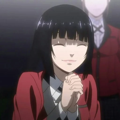 yumko jabs, yumeko jabs, kakeguru yumeko, anime emoção louca, anime crazy excitement yumeko