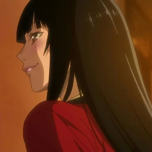 kakegurui, yumiko loca emoción, excitación loca yumoko, anime avid player kakegurui, anime ávido jugador kakeguri compulsivo