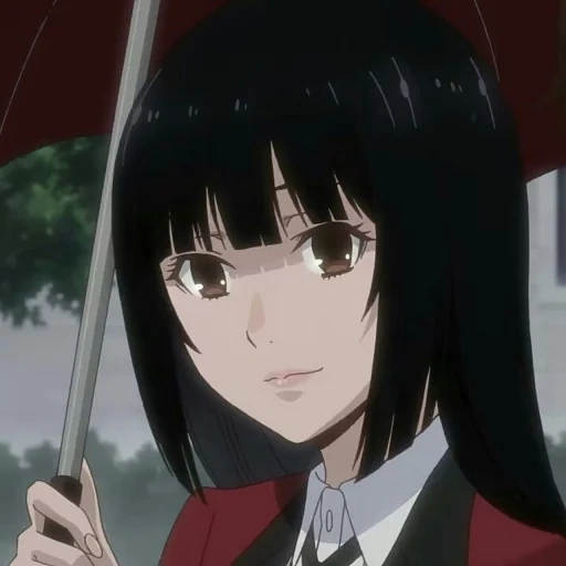 kakegurui, kakeguru yumeko, anime emoção louca, emoção louca yumoko, anime estético isart louco