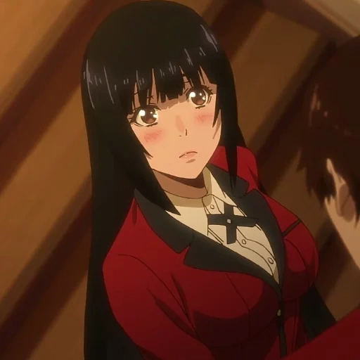 kakegurui, anime kakeguru, eccitazione pazza 18, avido giocatore anime kakegurui, avido giocatore anime kakeguri compulsivo