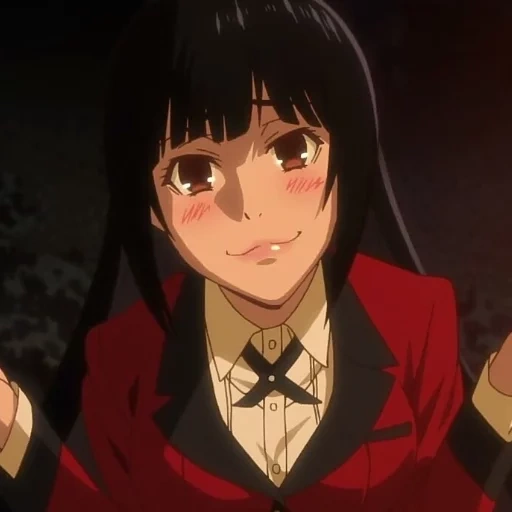 kakegurui, jabami yumeko, yumeko kakegurui, безумный азарт kakegurui, аниме безумный азарт юмэко