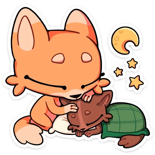 fox, anime, fox, illustration de personnage