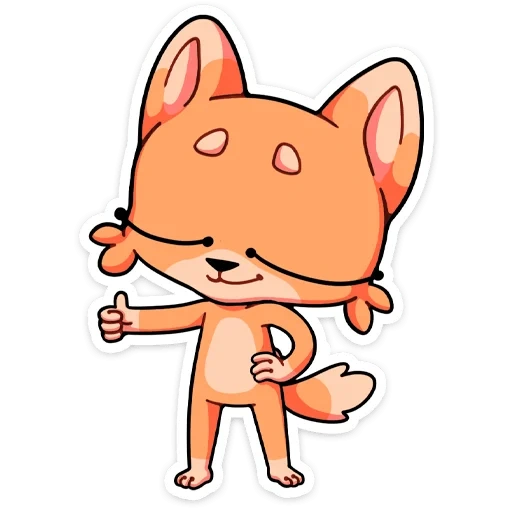 cartoon cat, cartoon fox, cartoon fox, motif de dessin animé, diagramme vectoriel