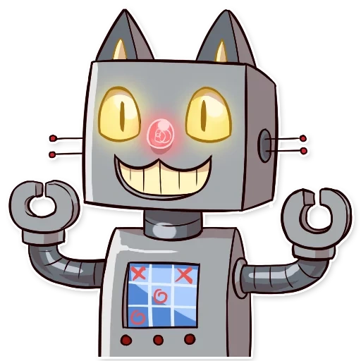 robô gato, jack cat8, desenho de robô, robô de desenho animado, cartoon assistente de robô