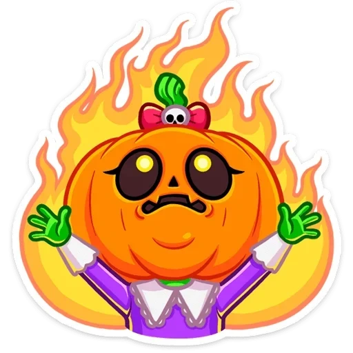 pumpkin wen, xiao pu, halloween, jackie kecil