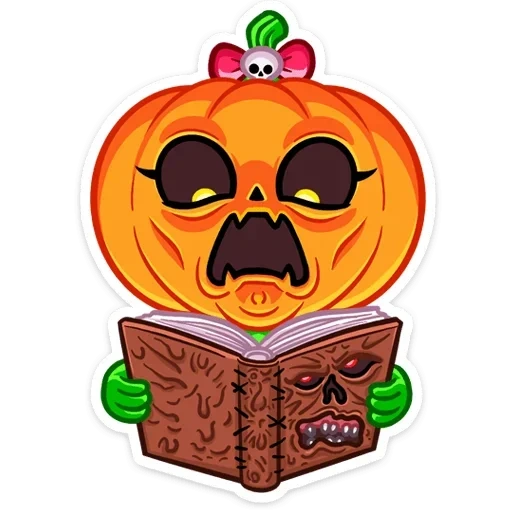 halloween, texto de abóbora, xiao jiji, abóbora de halloween