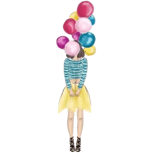 шар, balloon, воздушный шар, шарики девочки, девушка шариками
