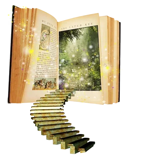 тетрадь, magical book, сказочная книга, книга источник знаний, волшебная книга анимация
