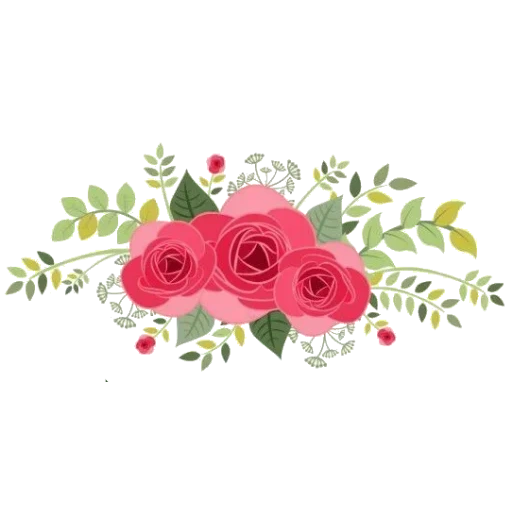цветы векторные, логотип цветочного, цветы прозрачном фоне, орнамент розами полосе, цветочный орнамент розы полосе