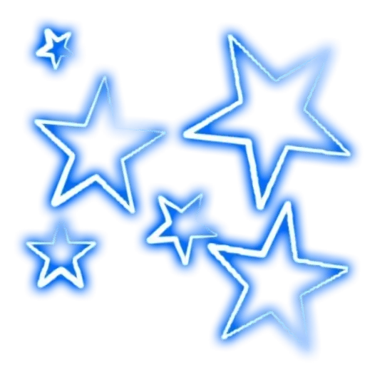 звезды клипарт, звезда без фона, неоновые звезды, звезды белом фоне, звезды прозрачном фоне