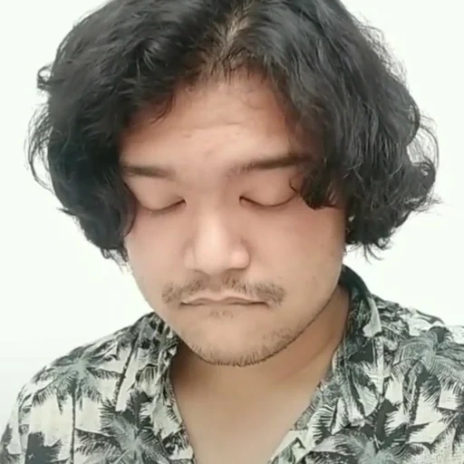 asiático, joven, cámara, eugene lee yang, peinado de hombre