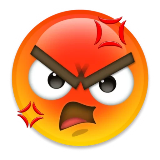 смайл злой, angry emoji, иллюстрации, злой смайлик, смайл злость