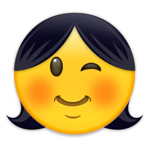 emoji, emoji, sonriente, dios emoji, cabello emoji