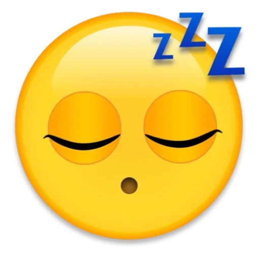 fils emoji, emoji sleep, sommeil souriant, emoji endormi, souriant endormi