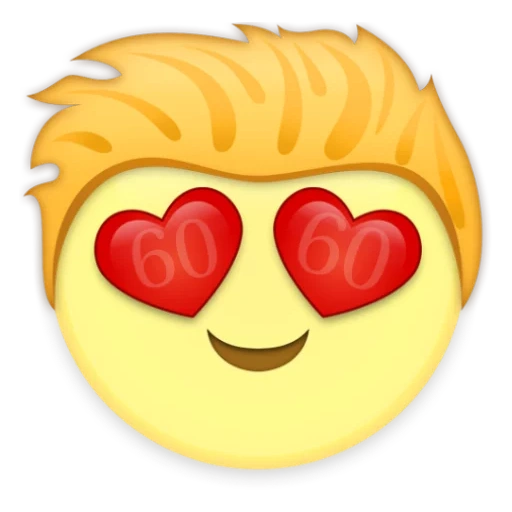 smileik emoji, tersenyumlah dengan hati, hati emoji, hati smiley, tersenyum dengan hati dengan matanya