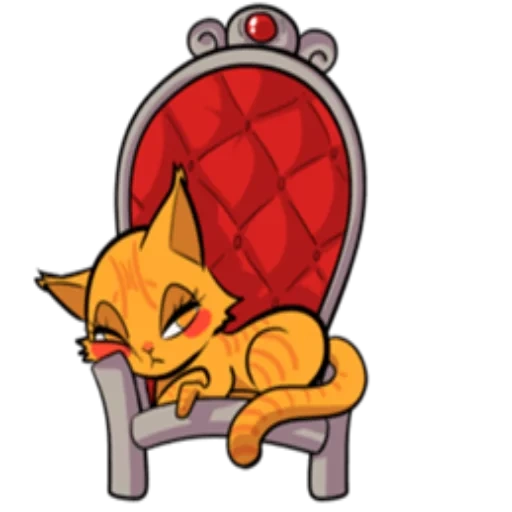 cat, die katze, de cotinelsey, gute nacht, katze schläft auf einem stuhl