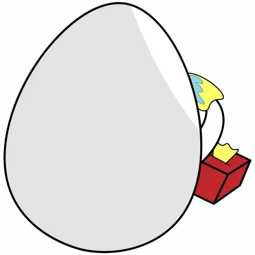 des œufs, œuf de cri, œuf d'animation, coloriage, œuf de dessin animé