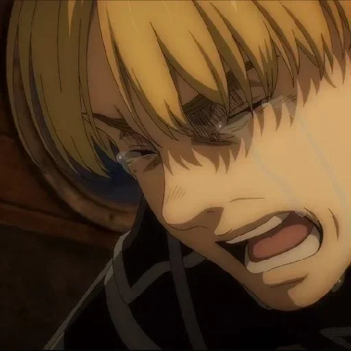 армин плачет, атака титанов, армин плачет 4 сезон, anime attack on titan, изгой-один звёздные войны истории