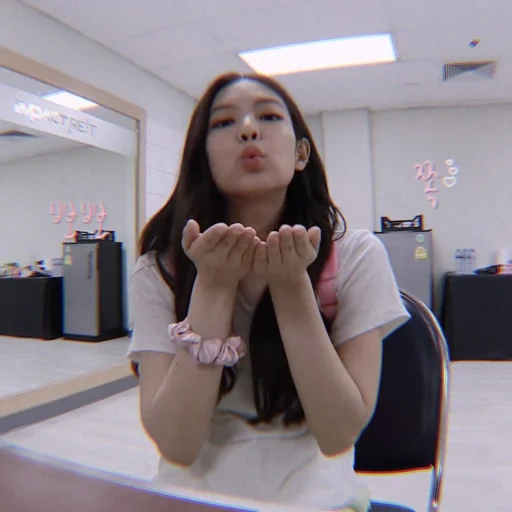 humano, chica, kim jennie, rosa negro, jenny kim