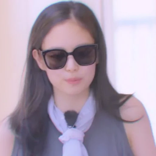 óculos, menina, menina, linda garota, menina asiática