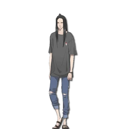 itac, sasuke, estilo de animación, ropa de animación, personajes de animación