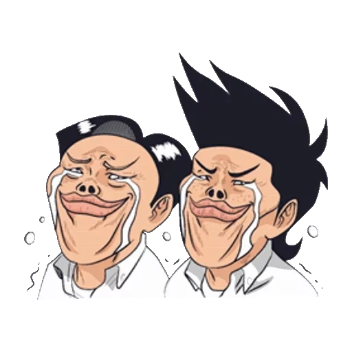 аниме, гохан мем, смешные рожи, goku face meme, dragon ball meme pose