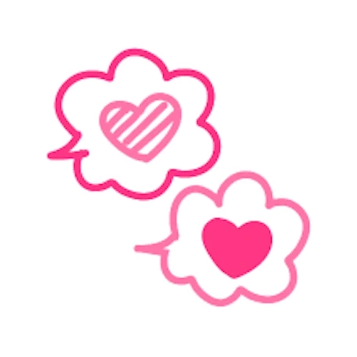 hearts, clipart, heart icon, pink hearts, the heart is vector