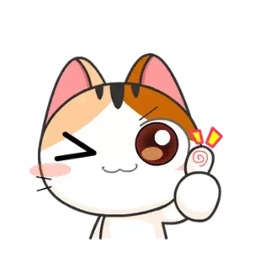 няша, милые котики, meow animated, японские котики, японская кошечка
