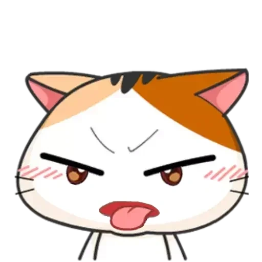 cat, cute cats, meow animated, japanese cats, animashny emoji cats