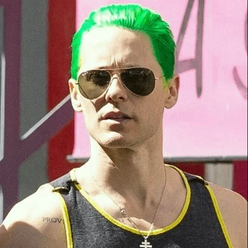 jared leto, jared leto joker, jared summer morbius, thirty seconds to mars, jared summer with green hair