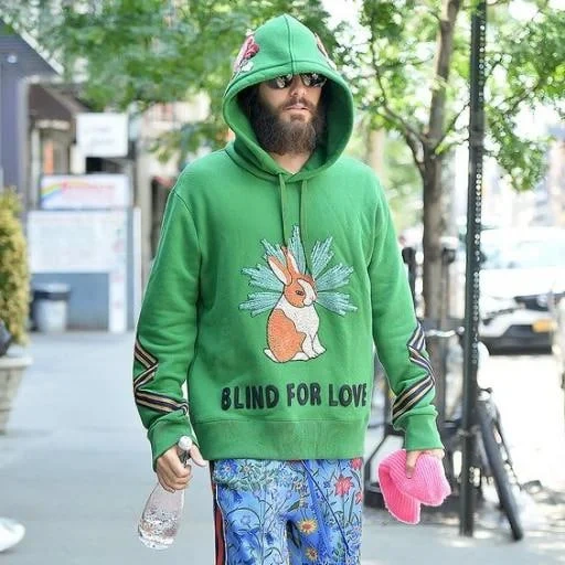 style d'été jared, pull d'été jared, style de rue d'été jared, jared leto paparazzi 2017, jared leto gucci 22/02/2017