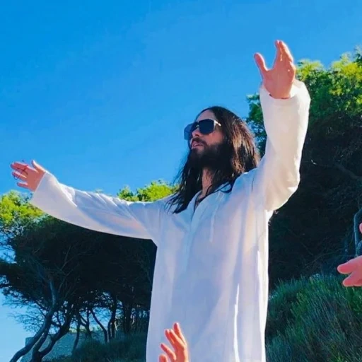 джаред лето, jared leto jesus, джаред лето иисус, джаред лето секта, thirty seconds to mars