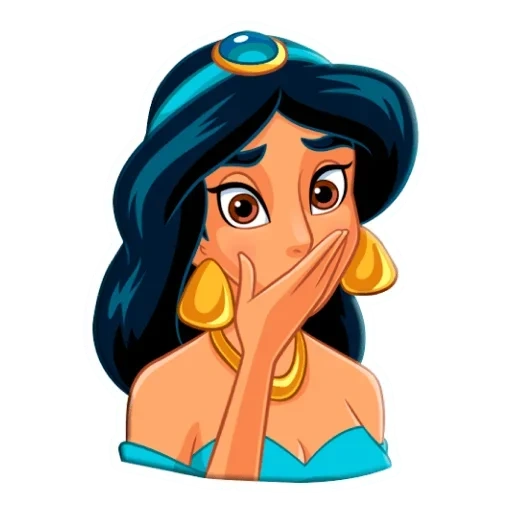 jasmim, adesivos de jasmim, princesa jasmine