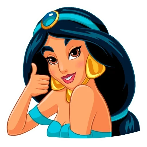 jasmine, jasmine stickers, princess jasmine