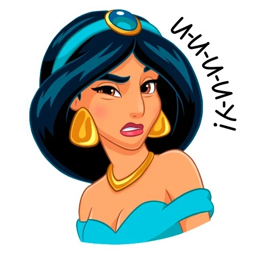 jasmine, jasmine stickers, princess jasmine